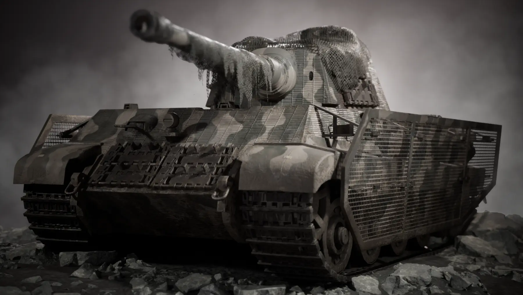 Tiger II 1946 real-time vehicle artwork